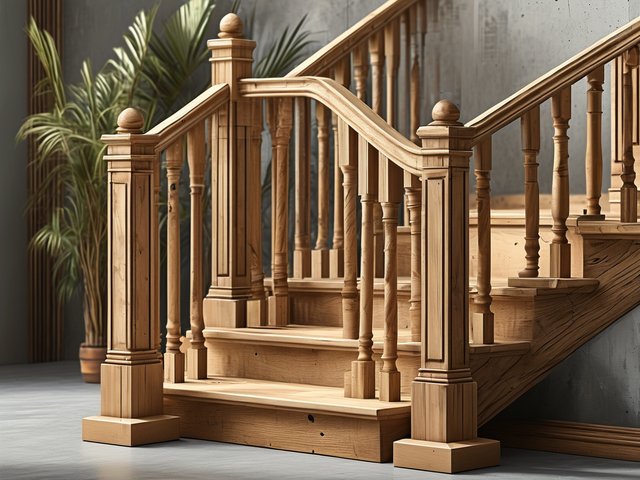 木材楼梯扶手螺钉试验-2