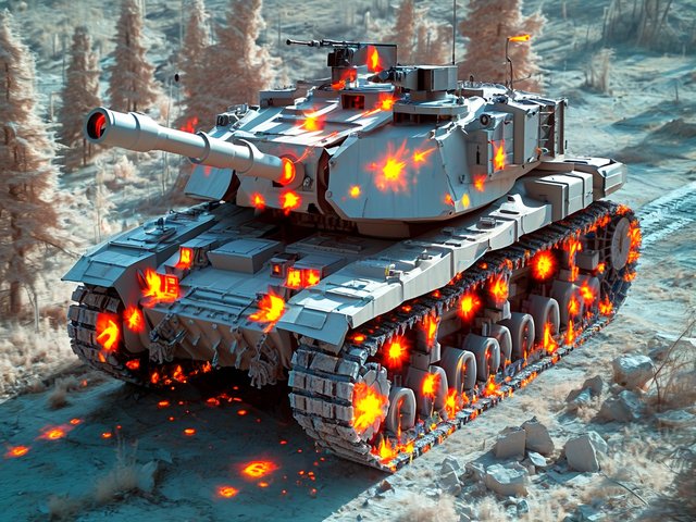 坦克履带红外信号检测-3