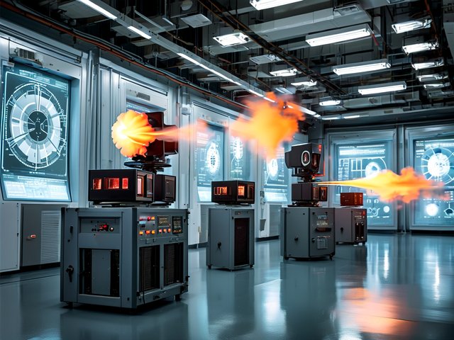 舰船红外诱饵发射试验-3