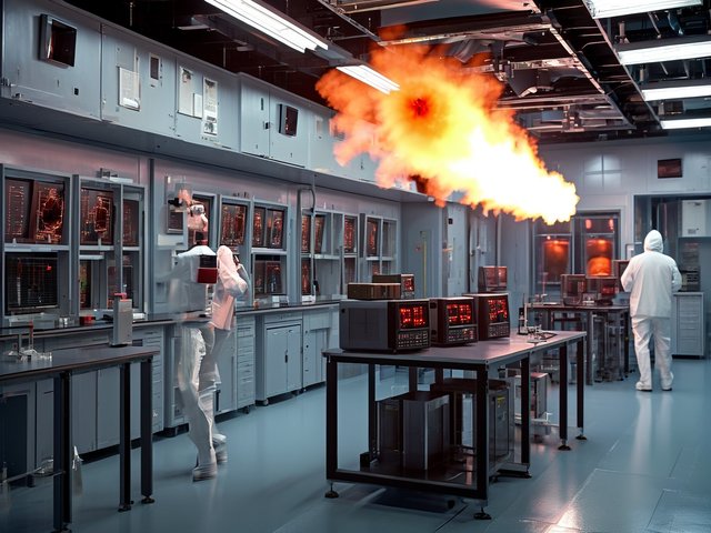 舰船红外诱饵发射试验-4