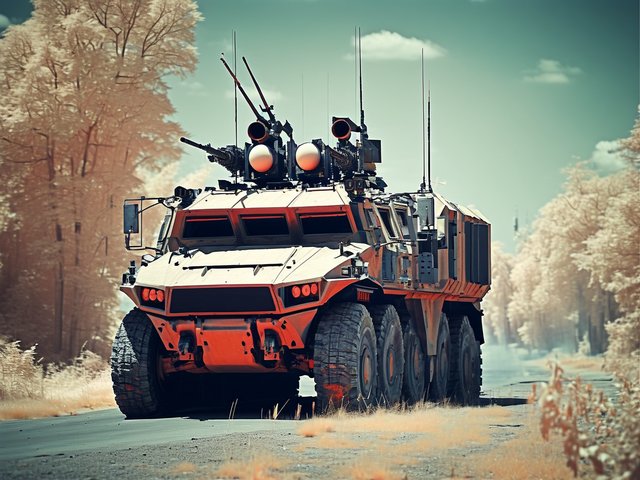 装甲车辆红外抑制测试-2