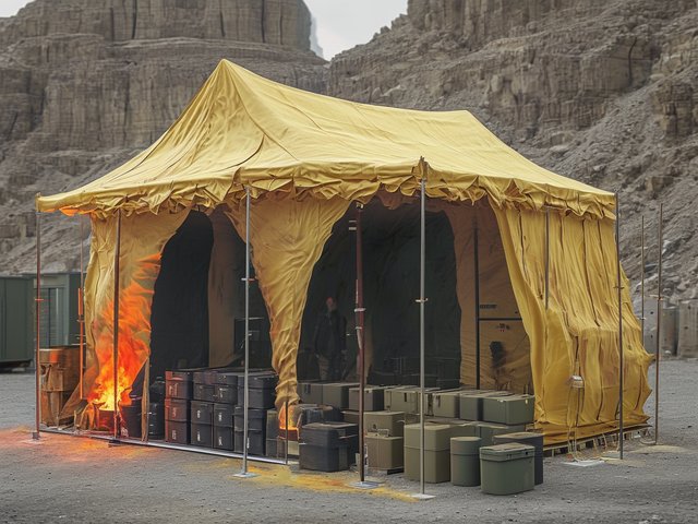 军用帐篷热辐射检测-4