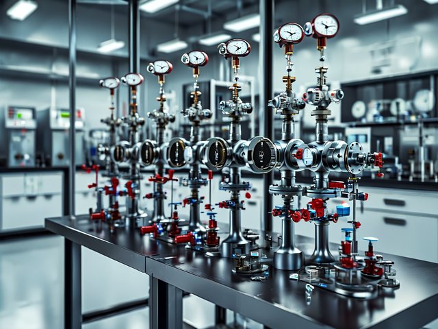 煤气减压截流阀密封试验-3